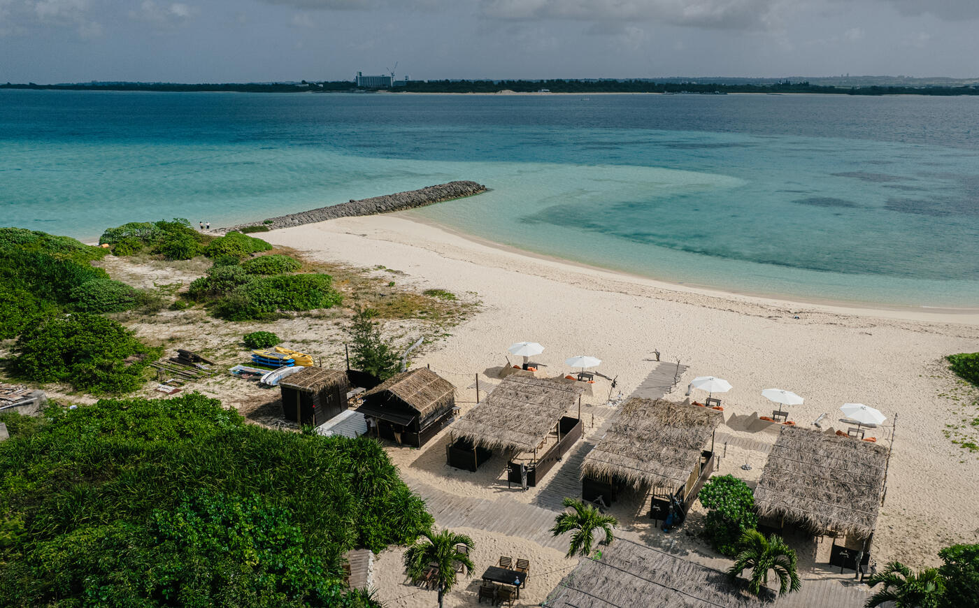 宮古島 前浜のPACHA Beach House 全景